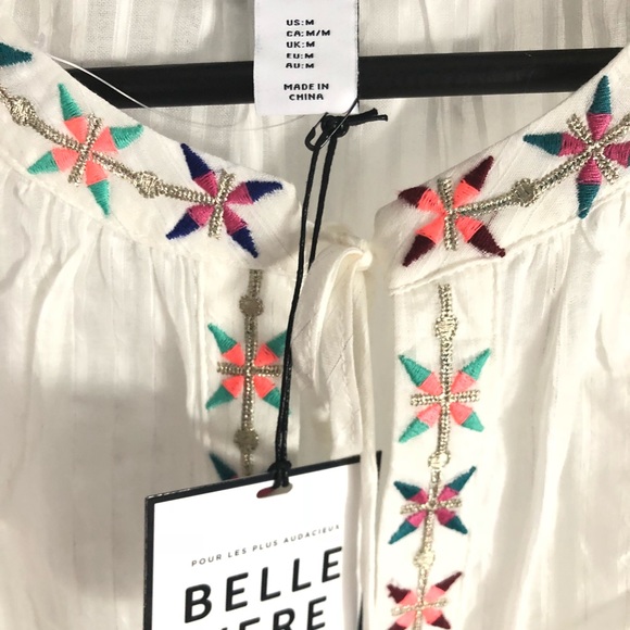 NWT Belle Vere long sleeves summer top - Picture 3 of 6